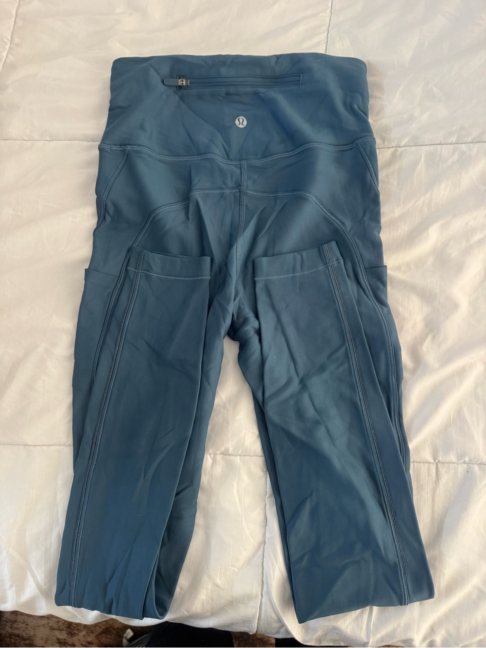 lululemon athletica High-Rise Pocket fleece Leggings in Slate Blue